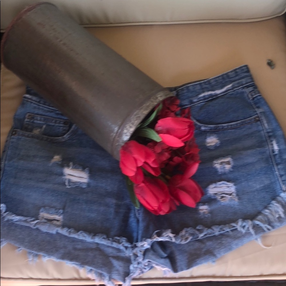 Free people denim shorts​